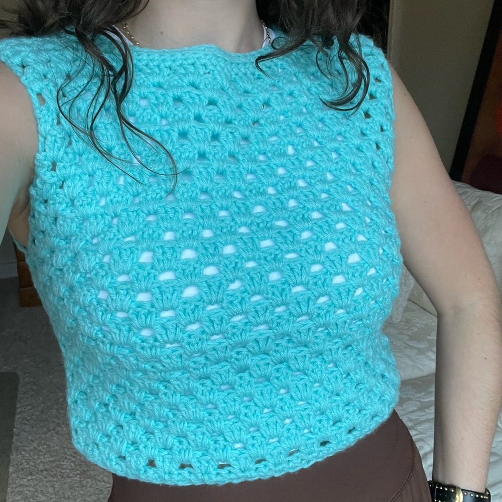 Crochet crop top🦋